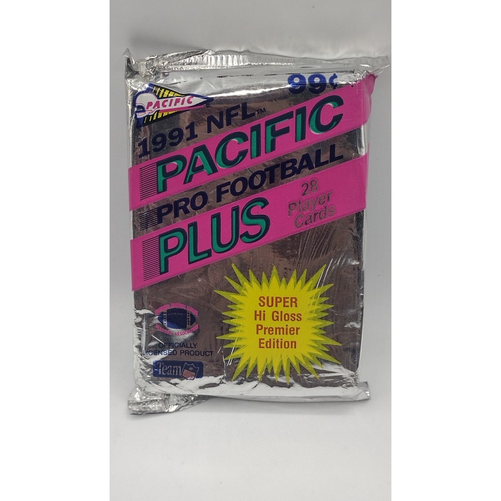 1991 NFL Pacific Pro Football Plus Factory Sealed Unopened Sports Card Pack